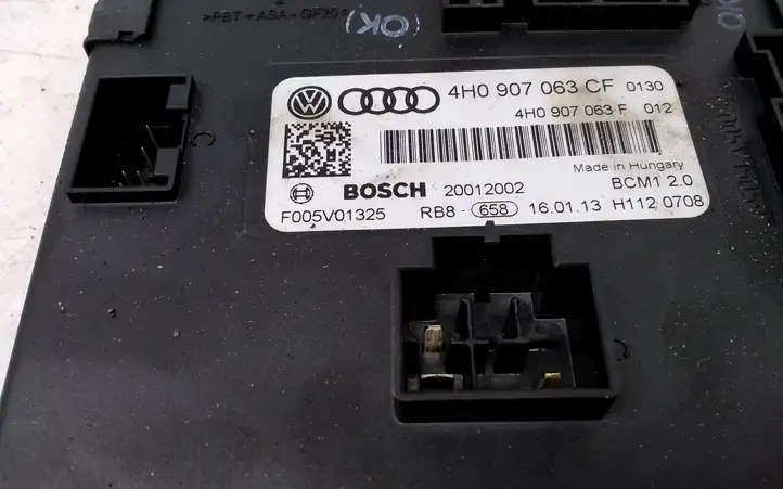 Audi A6 C7 (2011 - 2014) 4H0907063CF Модуль комфорта — фото 5