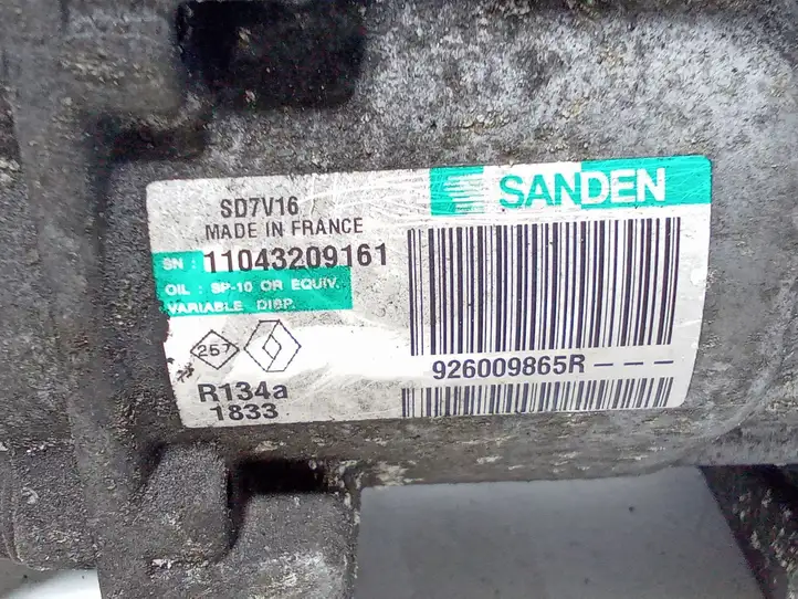 Nissan Qashqai (2010 - 2013) 926009865R Компрессор (насос) кондиционера воздуха — фото 4
