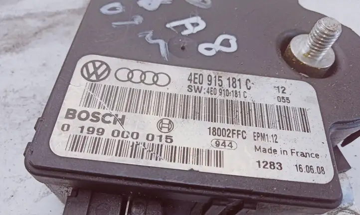 Audi A8 S8 D3 4E (2007 - 2010) 4E0915181C Блок управления аккумулятором — фото 2