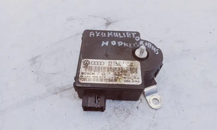 Audi A6 S6 C6 4F (2004 - 2008) 4F0915181A Блок управления аккумулятором — фото 1