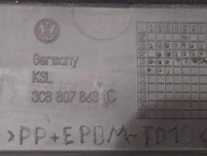 Volkswagen PASSAT CC (2008 - 2012) 3C8807863C Кронштейн заднего бампера — фото 2
