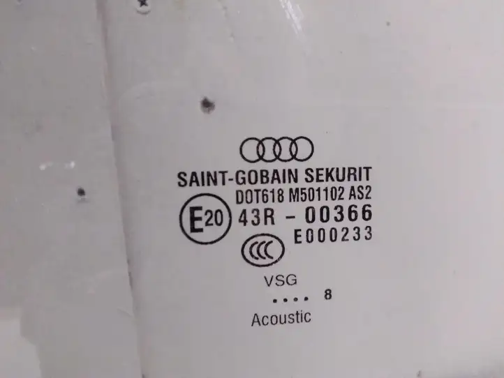 Audi A8 S8 D3 4E (2007 - 2010) Стекло задней двери — фото 2