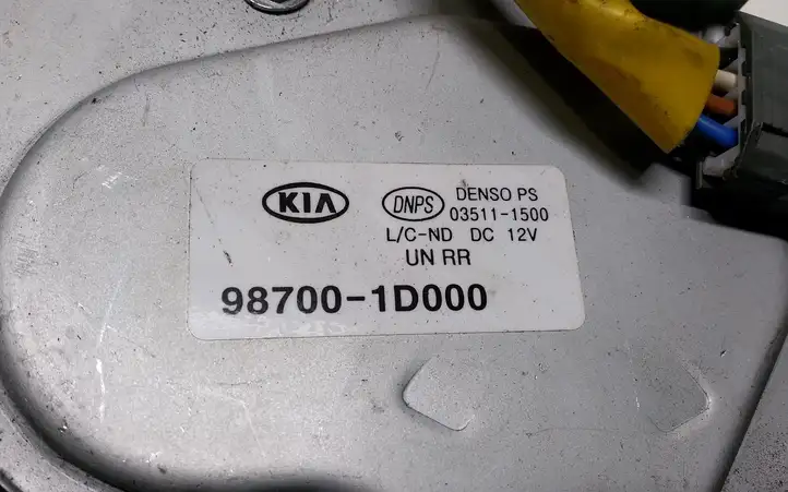 Kia Carens II (2006 - 2012) 987001D000 Двигатель стеклоочистителя заднего стекла — фото 4