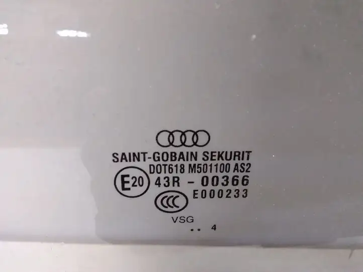 Audi A8 S8 D3 4E (2005 - 2007) Стекло задней двери — фото 2