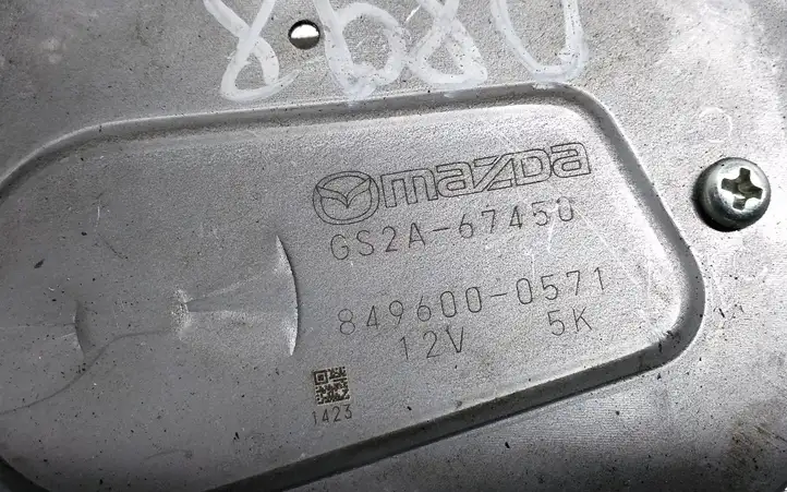 Mazda 6 (2007 - 2009) GS2A67450 Двигатель стеклоочистителя заднего стекла — фото 4