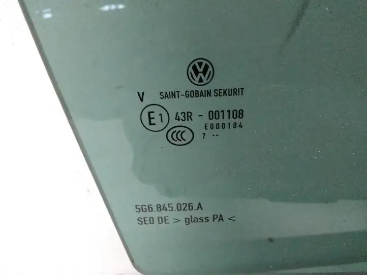 Volkswagen Golf VII (2013 - 2019) 5G6845026A Стекло задней двери — фото 2