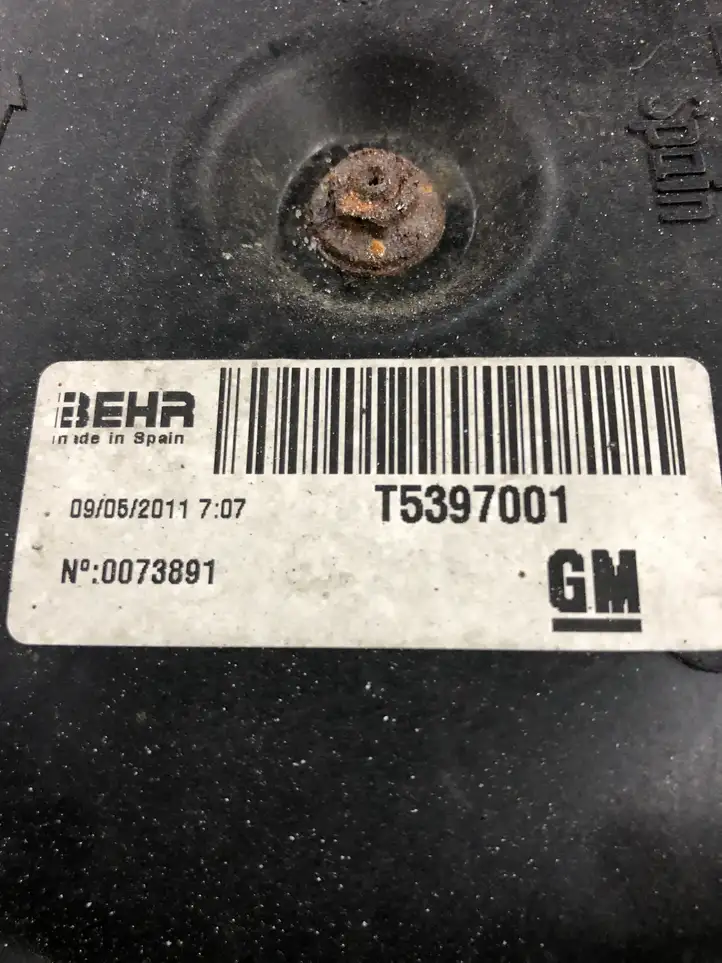 Opel Meriva B (2010 - 2014) T5397001 Дифузор радиатора — фото 3
