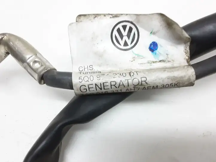 Volkswagen Golf VII (2013 - 2019) 5Q0971230DT Проводка генератора — фото 2