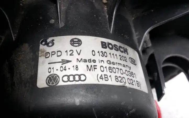 Audi A6 S6 C5 4B (1997 - 2001) 0130111202 Вентилятор печки — фото 2