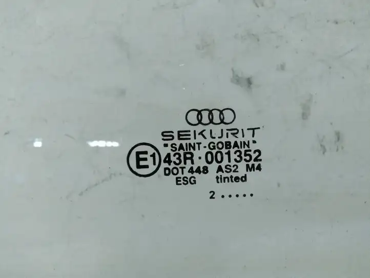 Audi A4 S4 B6 8E 8H (2000 - 2006) Стекло передней двери — фото 2