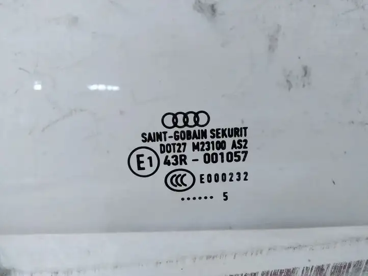 Audi A4 S4 B6 8E 8H (2000 - 2006) Стекло задней двери — фото 2