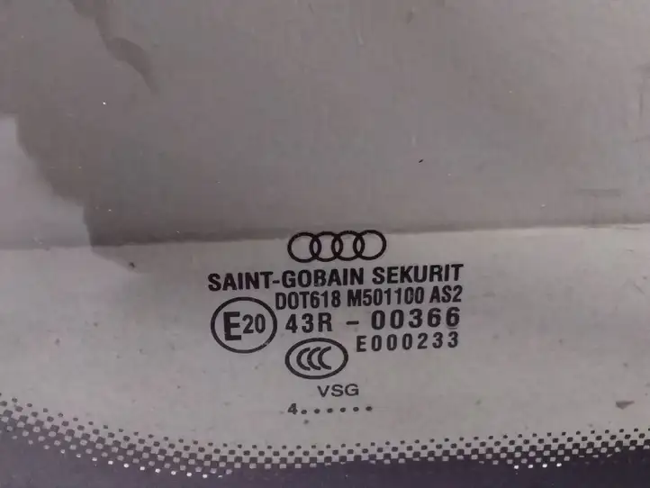 Audi A8 S8 D3 4E (2005 - 2007) Заднее боковое стекло — фото 7