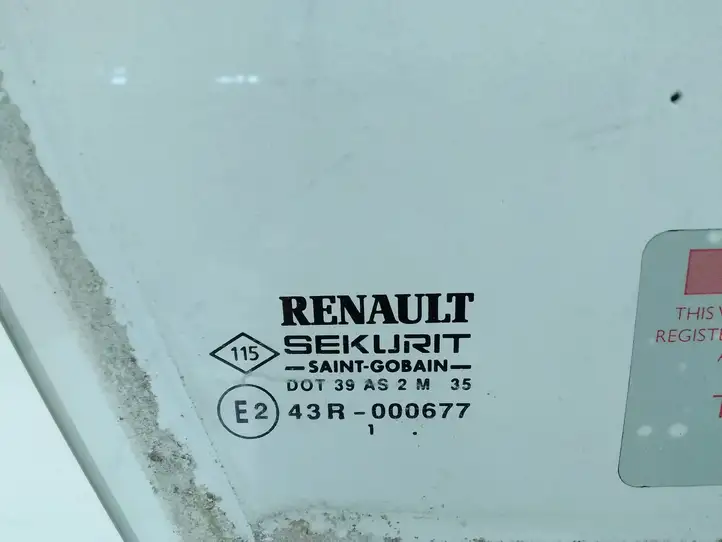 Renault Vel Satis (2002 - 2005) Стекло передней двери — фото 2
