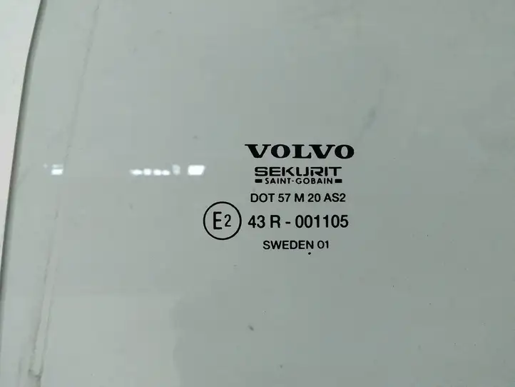 Volvo S60 (2000 - 2004) Стекло задней двери — фото 2