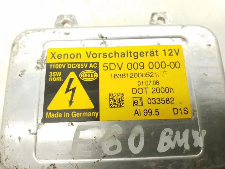BMW 5 E60 E61 (2004 - 2010) 5DV00900000 Блок розжига ксенона — фото 3