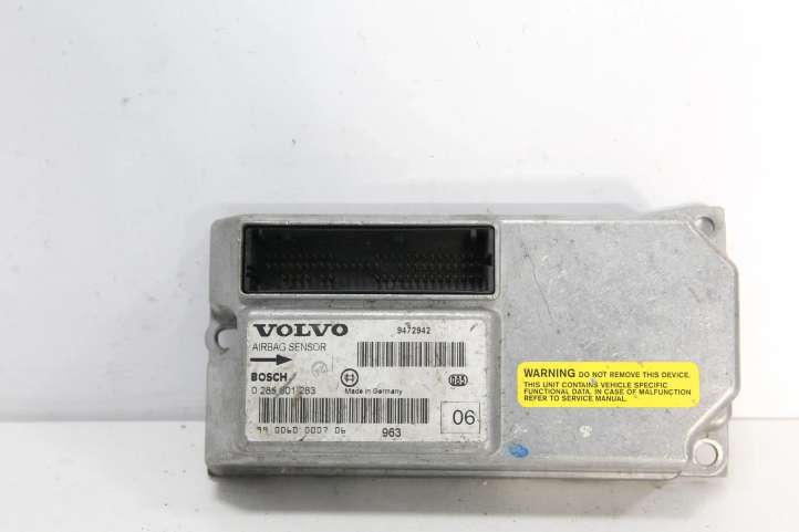 9472942 Volvo S80 Oro pagalvių valdymo blokas