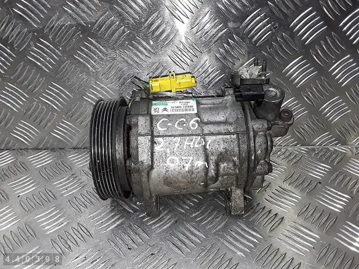 Citroen C6 (2005 - 2012) 9656572380 Компрессор (насос) кондиционера воздуха — фото 1