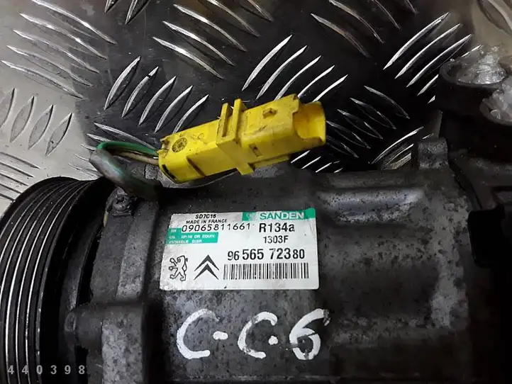 Citroen C6 (2005 - 2012) 9656572380 Компрессор (насос) кондиционера воздуха — фото 6