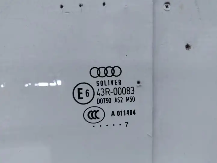Audi A6 S6 C6 4F (2004 - 2008) Стекло передней двери — фото 2
