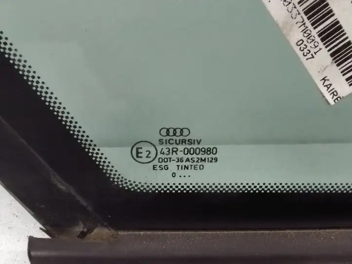 Audi A6 S6 C5 4B (1997 - 2001) Заднее боковое стекло — фото 8