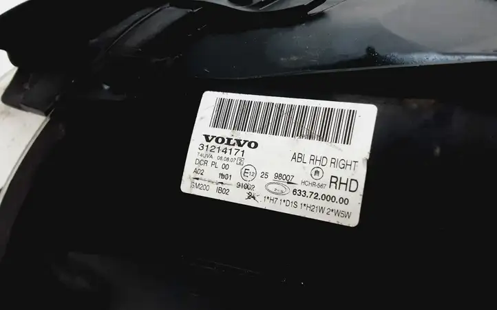 Volvo S80 (2006 - 2009) 31214171 Передняя фара — фото 5