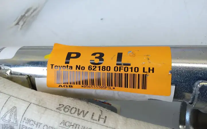 Toyota Corolla Verso E121 (2004 - 2007) 621800F010 Боковая подушка безопасности шторка — фото 2