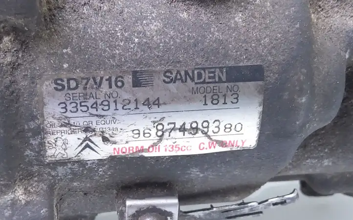 Ford Kuga I (2008 - 2012) 9687499380 Компрессор (насос) кондиционера воздуха — фото 2