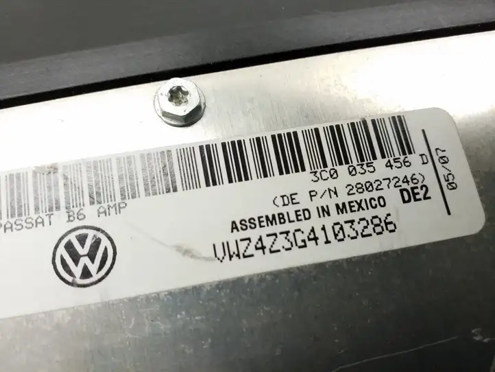 Volkswagen PASSAT B6 (2005 - 2010) 3C0035456D Усилитель звука — фото 5