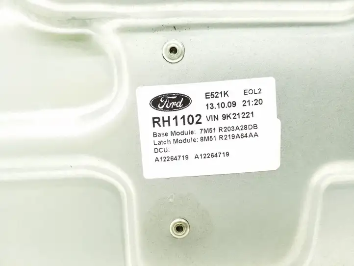 Ford Kuga I (2008 - 2012) 7M51R203A28DB Стеклоподъемник передней двери (без мотора) — фото 2