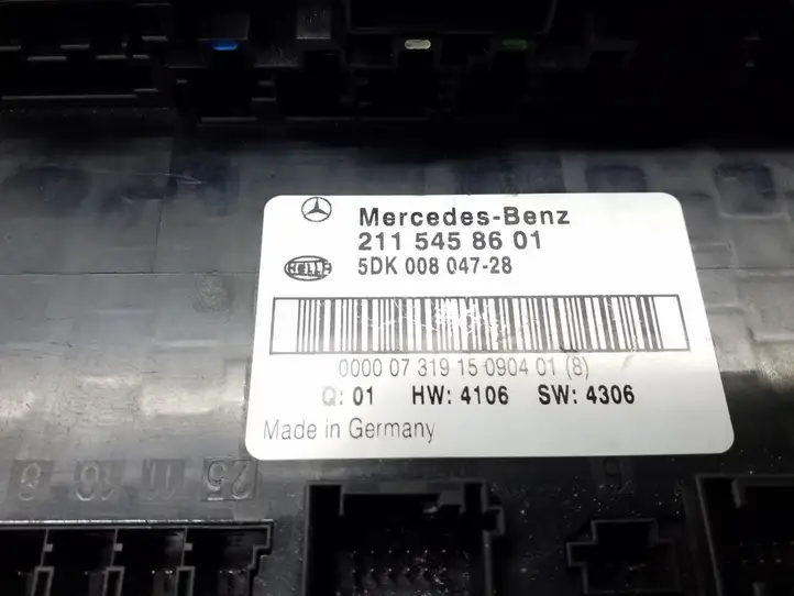 Mercedes-Benz E W211 (2002 - 2009) A2115458601 Модуль комфорта — фото 3