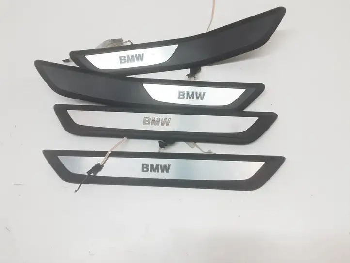 BMW 7 F01 (2008 - 2016) 7181013 Внутренняя обшивка порога (комплект) — фото 7