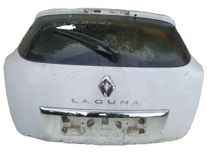 Renault Laguna III (2007 - 2015) baltas Крышка багажника — фото 2