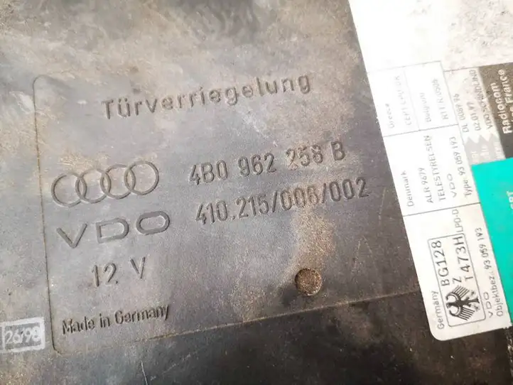 Audi A6 S6 C5 4B (1997 - 2001) 4B0962258B Модуль комфорта — фото 2