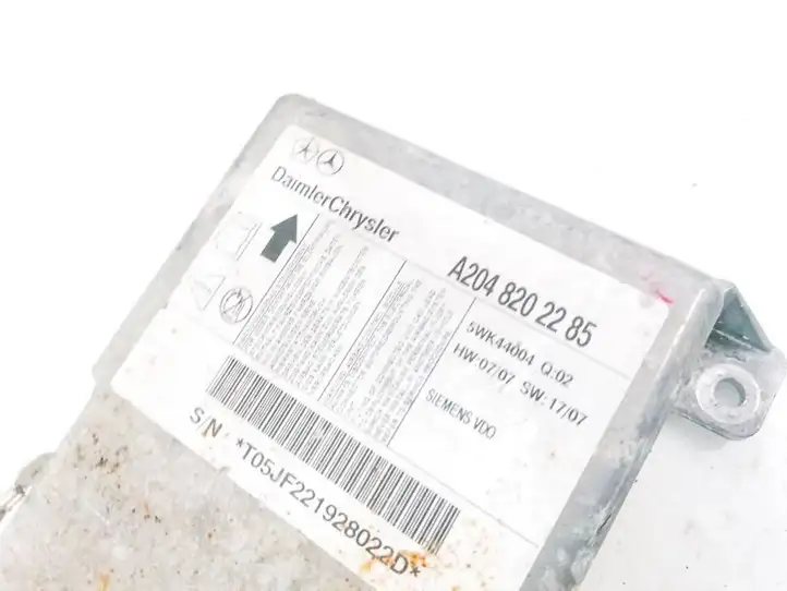 Mercedes-Benz C W204 (2007 - 2014) A2048202285 Блок управления SRS — фото 3