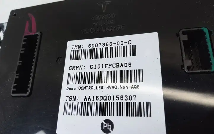 Tesla Model X (2015 - 2021) 600736600C Модуль управления кондиционером — фото 2
