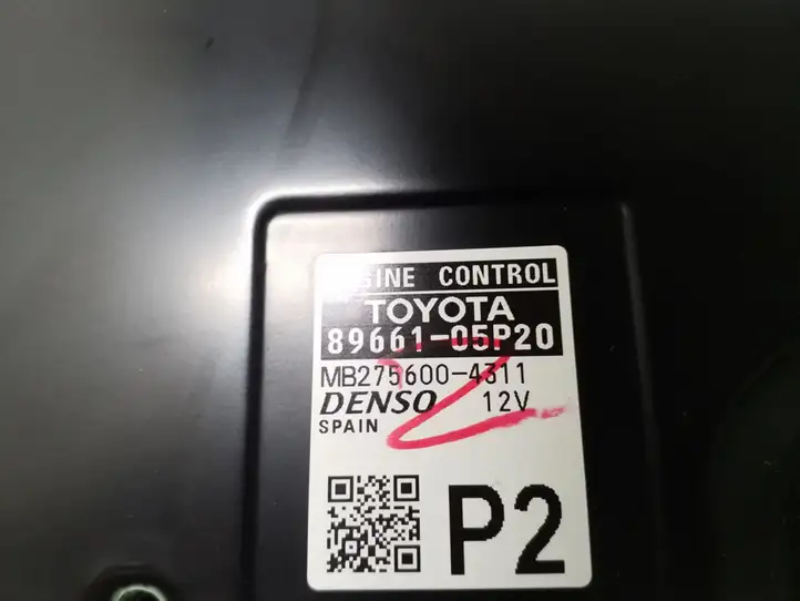 Toyota Avensis T270 (2015 - 2018) 8966105P20 Прочие блоки управления — фото 2