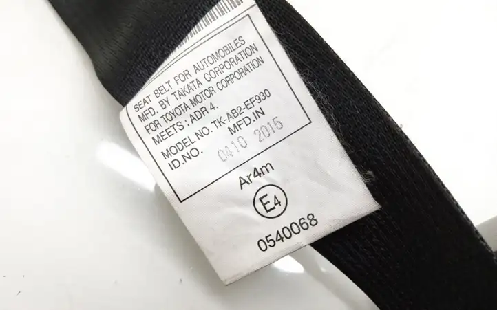 Toyota Prius+ (ZVW40) (2011 - 2018) 0540068 Задний ремень безопасности — фото 2