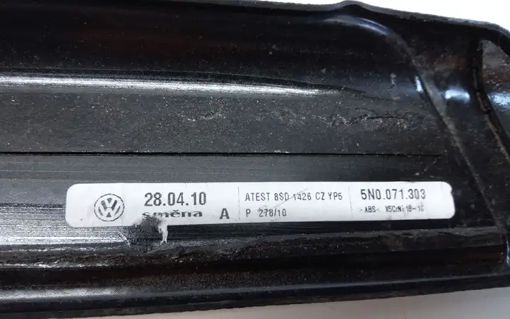 Volkswagen Tiguan (2007 - 2011) 5N0071303 Внутренняя отделка переднего порога — фото 5