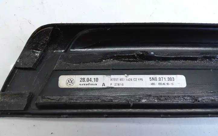 Volkswagen Tiguan (2007 - 2011) 5N0071303 Наружная отделка переднего порога — фото 5
