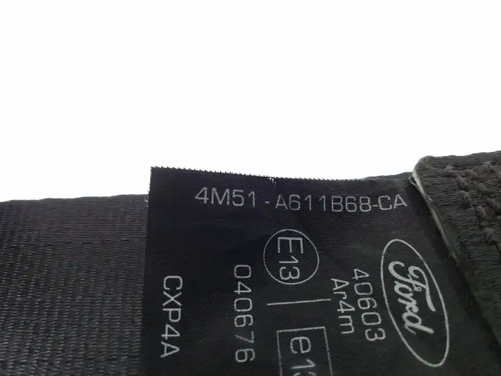 Ford Focus (2005 - 2008) 4M51A611B68CA Задний ремень безопасности — фото 2