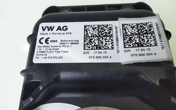 Seat Leon (5F) (2012 - 2019) 5F0880204A Подушка безопасности пассажира — фото 3
