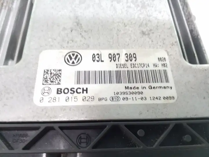 Volkswagen PASSAT CC (2008 - 2012) 03L907309 Блок управления двигателем (ЭБУ) — фото 4
