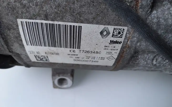 Renault Clio IV (2012 - 2019) 926000734R Компрессор (насос) кондиционера воздуха — фото 2