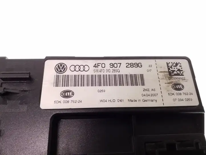 Audi A6 S6 C6 4F (2004 - 2008) 4F0907289G Прочие блоки управления — фото 2