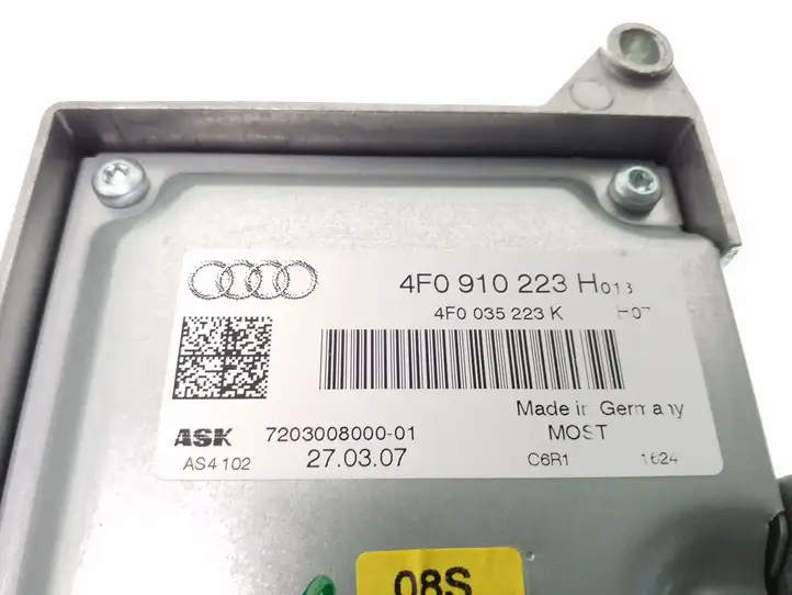 Audi A6 S6 C6 4F (2004 - 2008) 4F0910223H Усилитель звука — фото 4