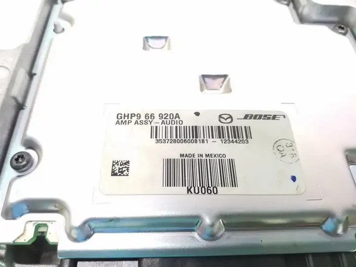 Mazda 6 (2012 - 2015) GHP966920A Усилитель звука — фото 2