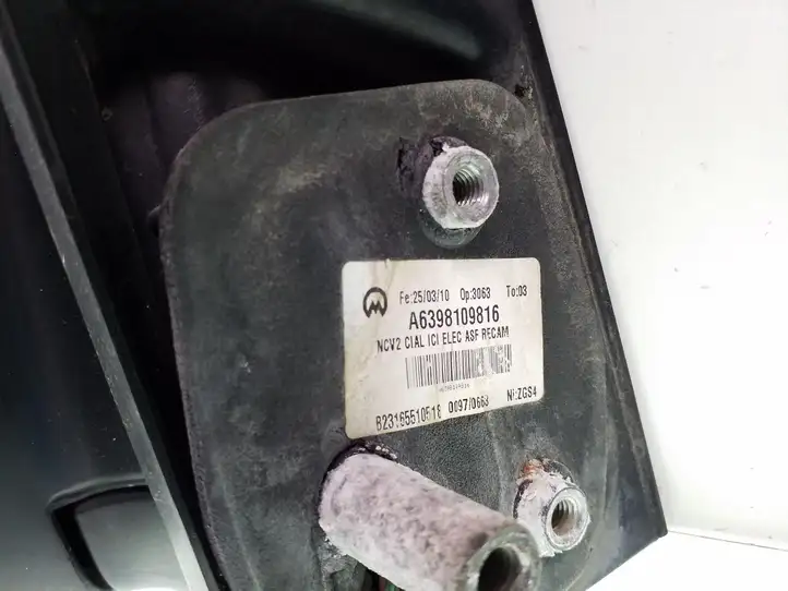 Mercedes-Benz Vito Viano W639 (2003 - 2010) A6398109816 Боковое зеркало с электроприводом — фото 4