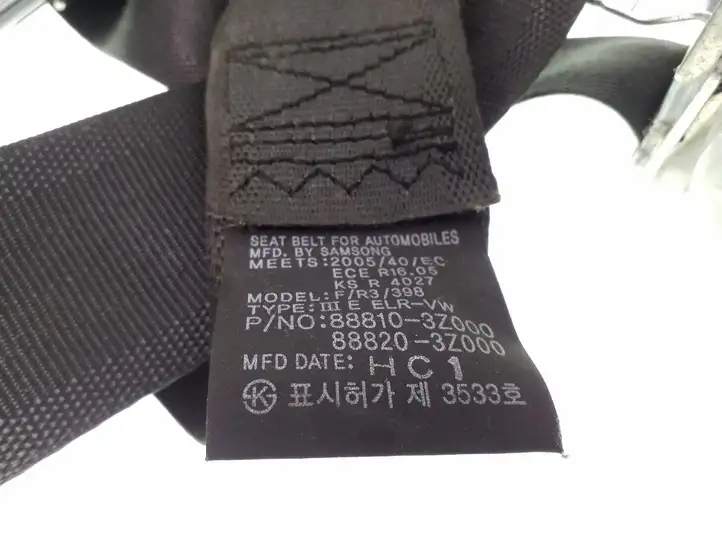Hyundai i40 (2015 - ) 888103Z000RY Передний ремень безопасности — фото 4