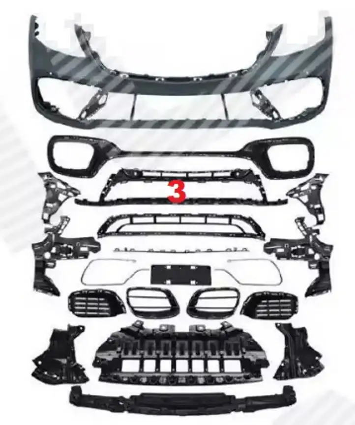 Mercedes-Benz S W222 (2013 - ) Нижняя решетка переднего бампера — фото 3