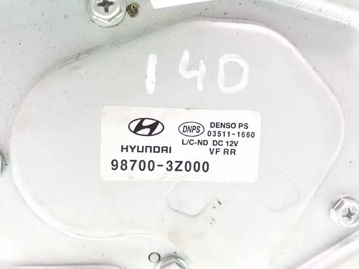 Hyundai i40 (2011 - ) 987003Z000 Двигатель стеклоочистителя заднего стекла — фото 4